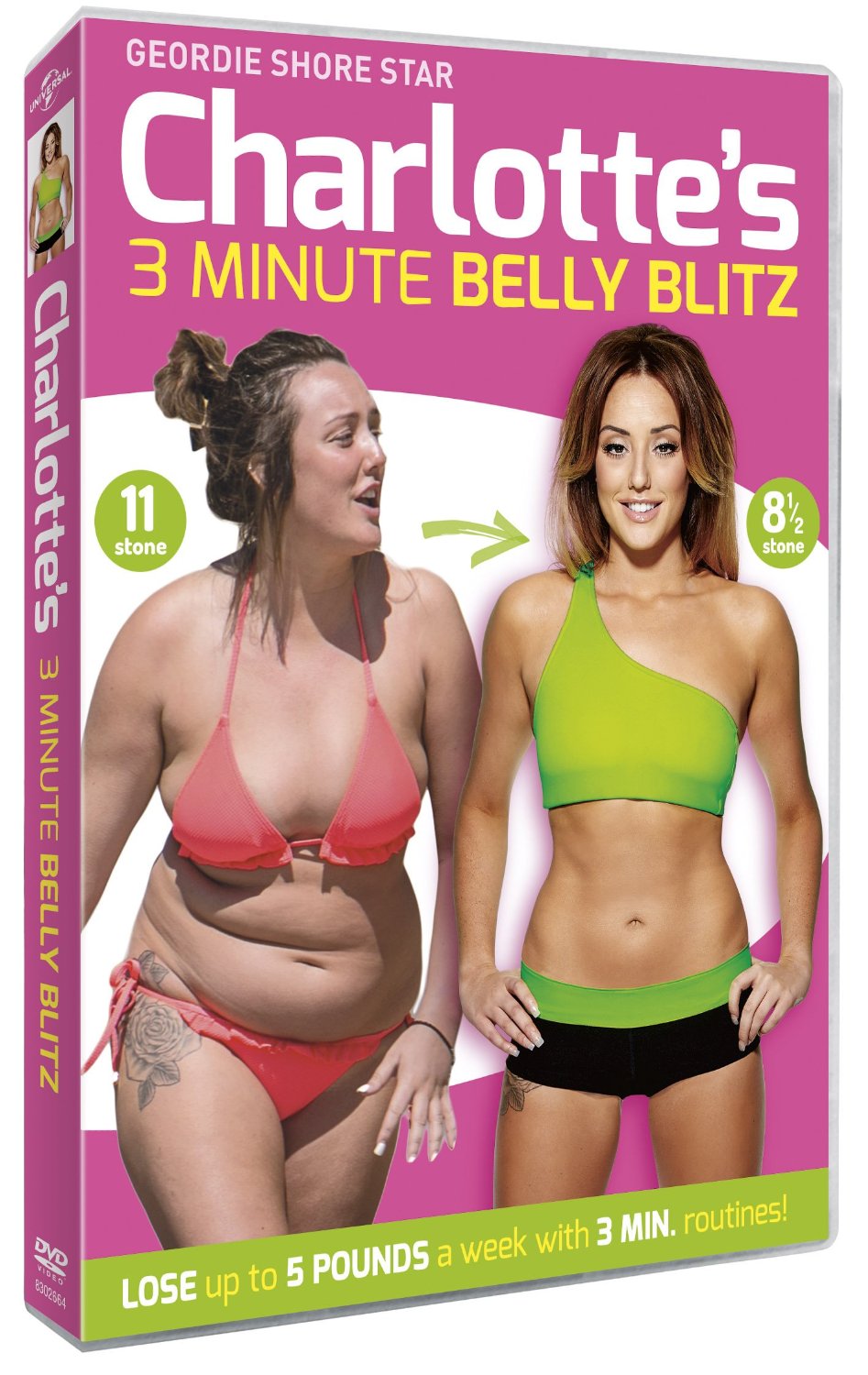 Charlotte Crosby's 3 Minute Belly Blitz DVD Cover