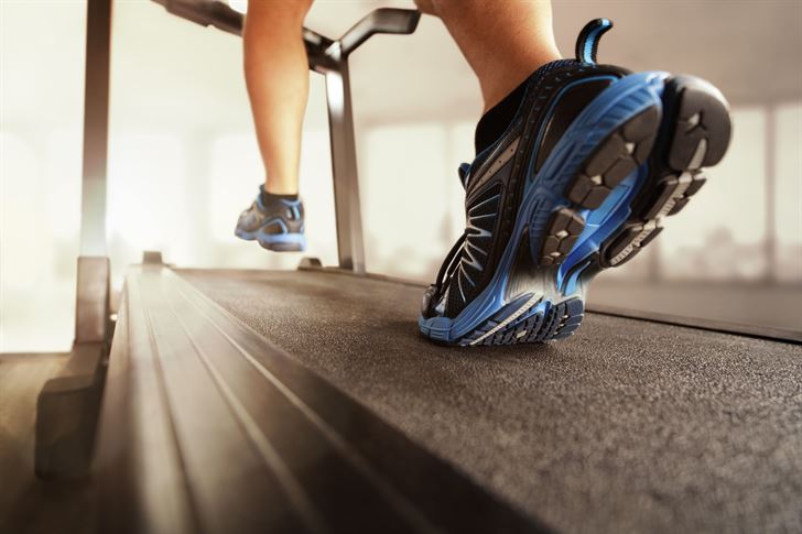 Running On A Treadmill