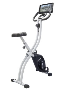 Innova Fitness Folding Upright Bike with Tablet Holder