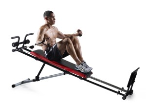 Man Using Weider Ultimate Machine