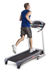 Man Running On Weslo Treadmill