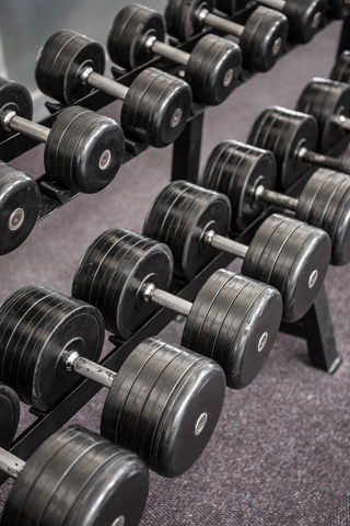 Dumbbell Rack At Gym