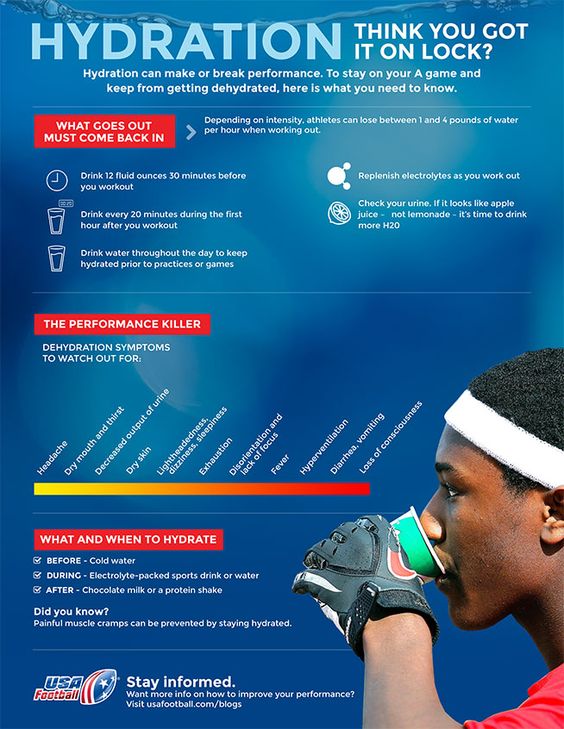 Hydration During Workouts Infographic