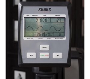 Console Display From Xebex Air Rowing Machine