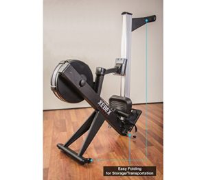 Xebex Air Rower Folded Away