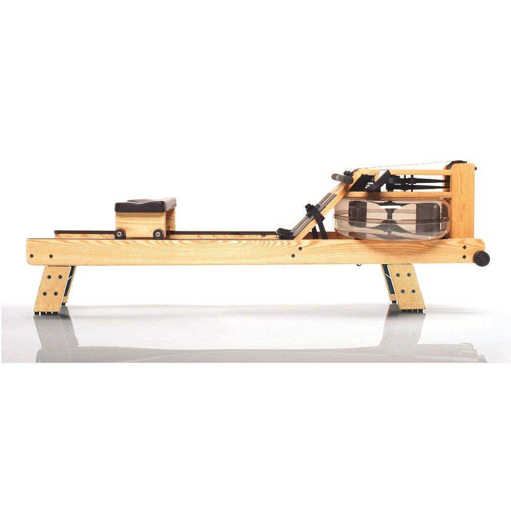 WaterRower Natural Rowing Machine with Hi Rise Attachment