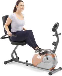Marcy ME-709 Recumbent Exercise Bike with Resistance