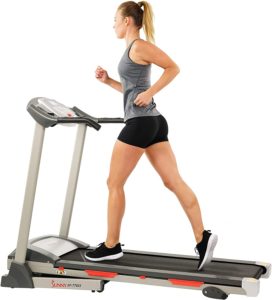 Woman Running on the SF-T7603 Treadmill